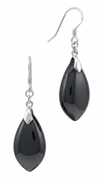 925 Sterling zilver | Zwarte Spinel (42 mm totaal) by KEY LIME STORE