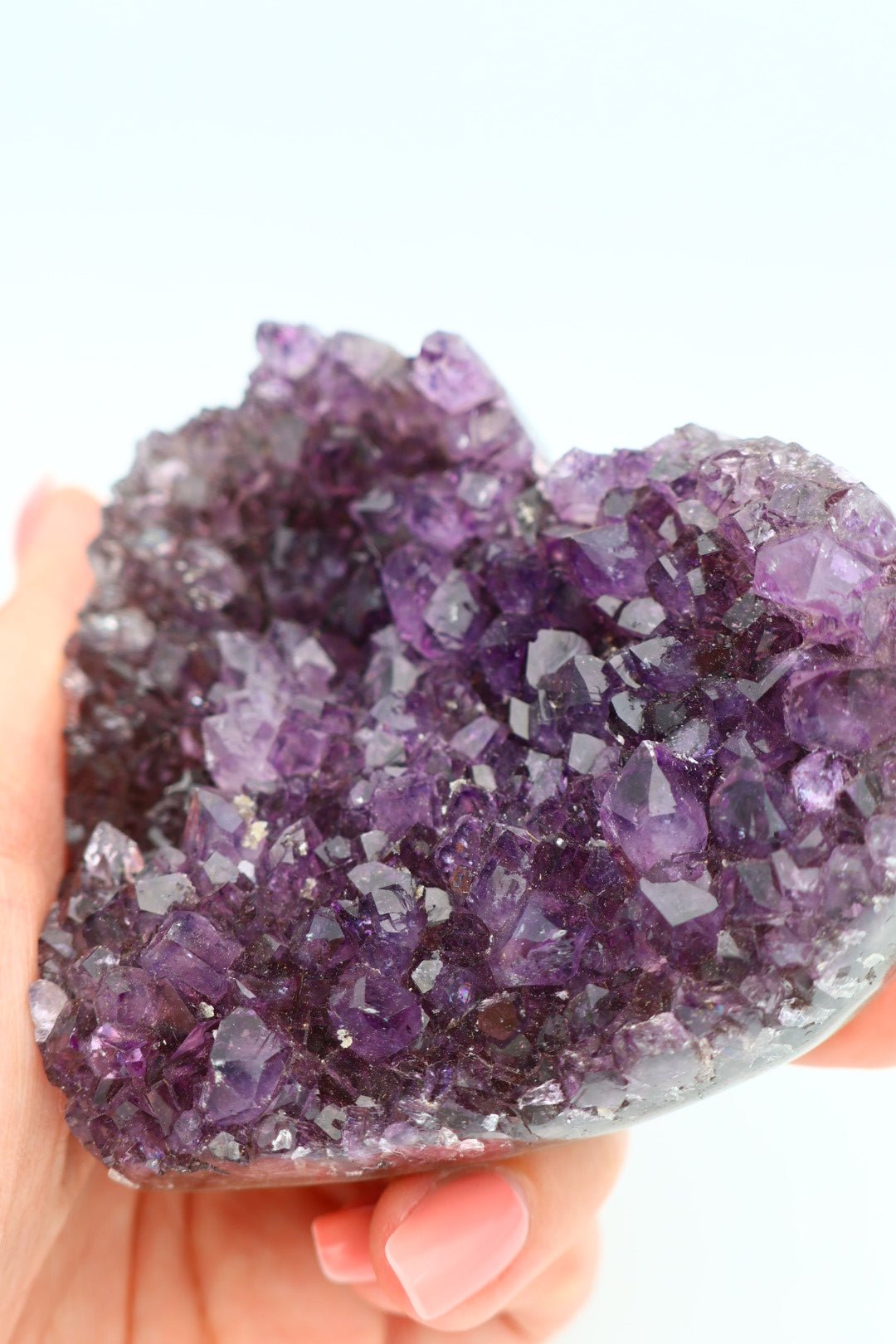 Amethyst-Herz 0,353 kg von KEY LIME STORE