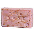 Natürliche Marseiller Seife mit Rosenblättern, 100 Gramm, von KEY LIME STORE