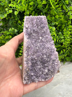 Amethist cluster cut base