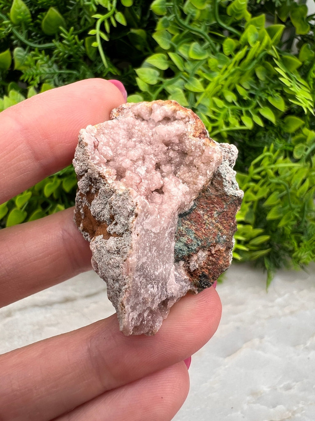Rosa Amethyst-Cluster (5 cm) von KEY LIME STORE
