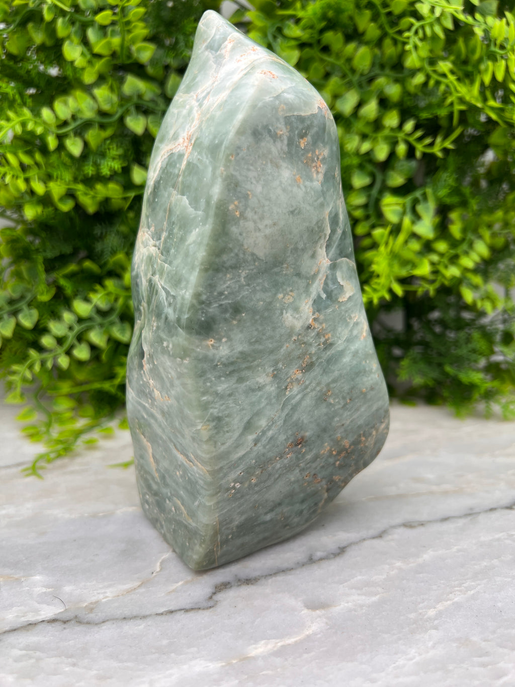 Amazonit (Südafrika) – Skulptur (17 cm x 1,25 kg)