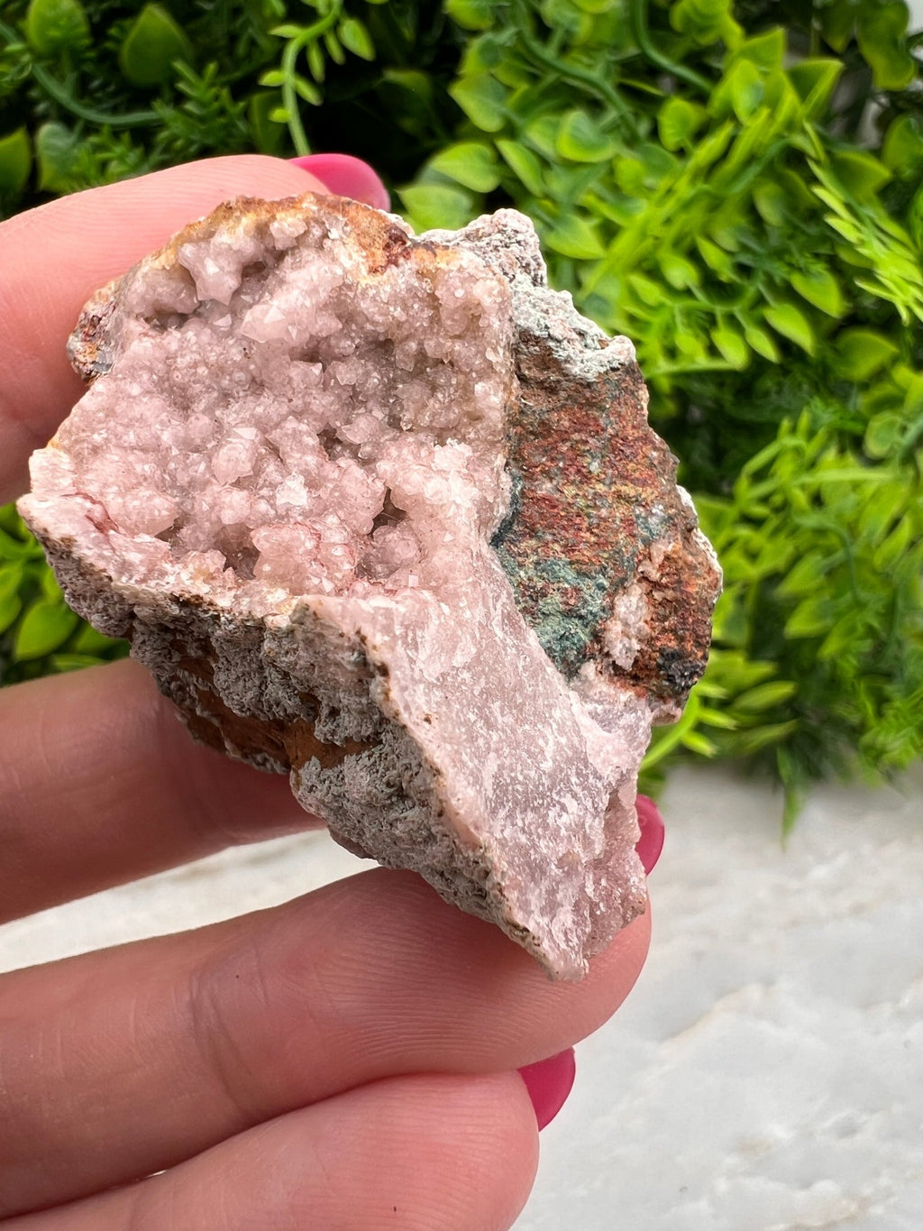 Rosa Amethyst-Cluster (5 cm) von KEY LIME STORE