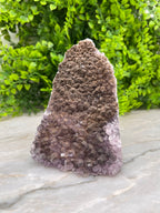 Amethist cluster cut base