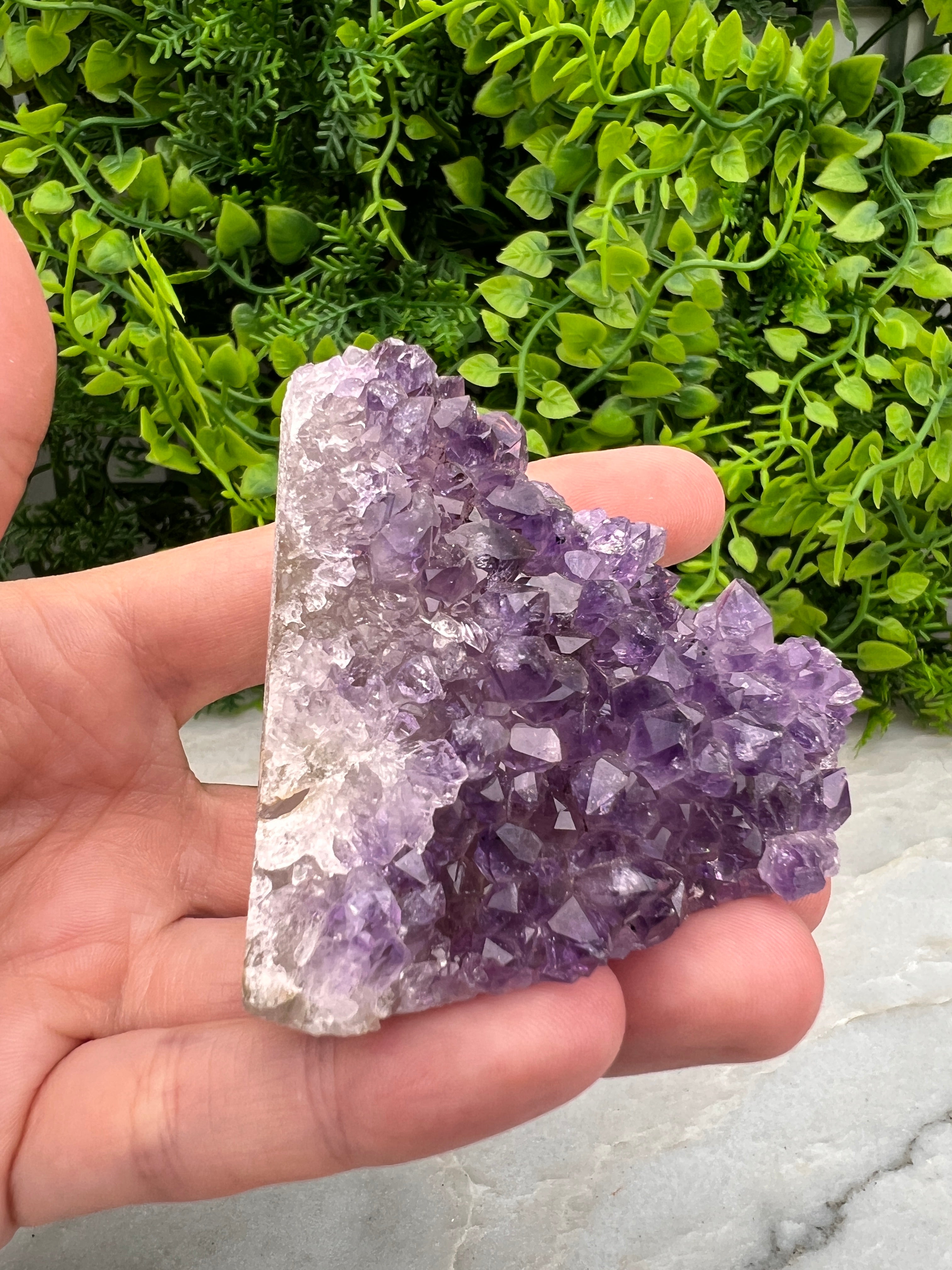 Amethist cluster cut base (6 cm)