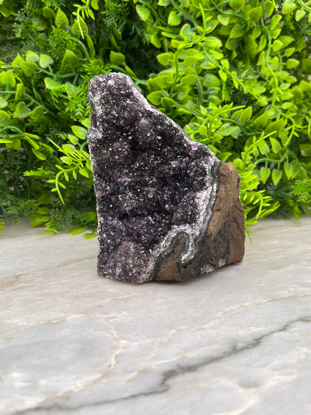 Amethist cut base met gepolijste randen