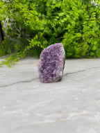 Amethist cluster cut base