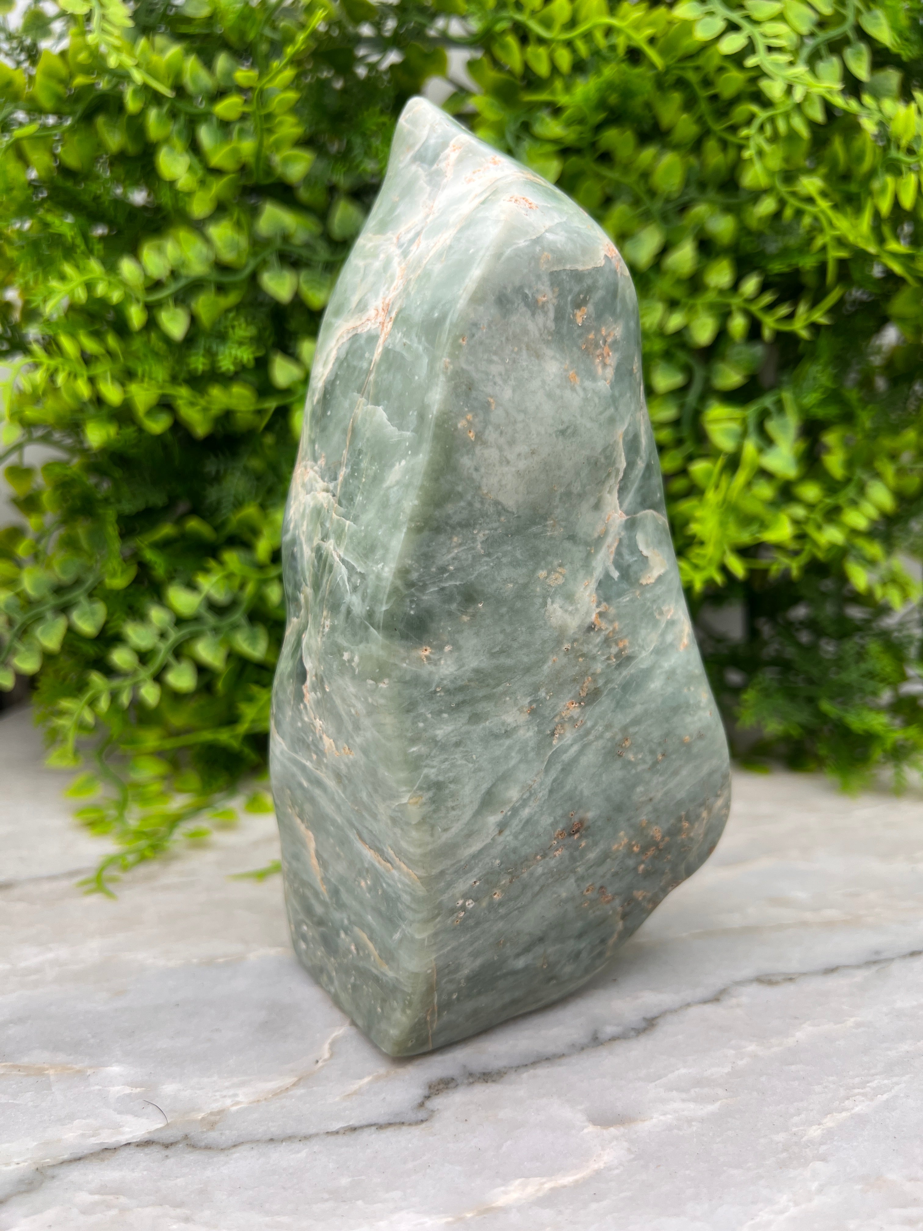 Amazonit (Südafrika) – Skulptur (17 cm x 1,25 kg)