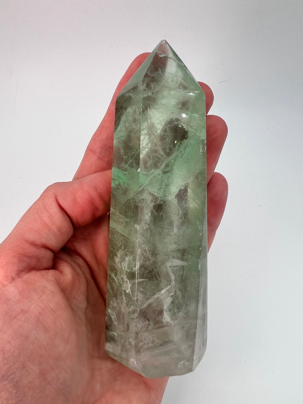 Grüner Fluorit-Turm 0,258 kg von KEY LIME STORE