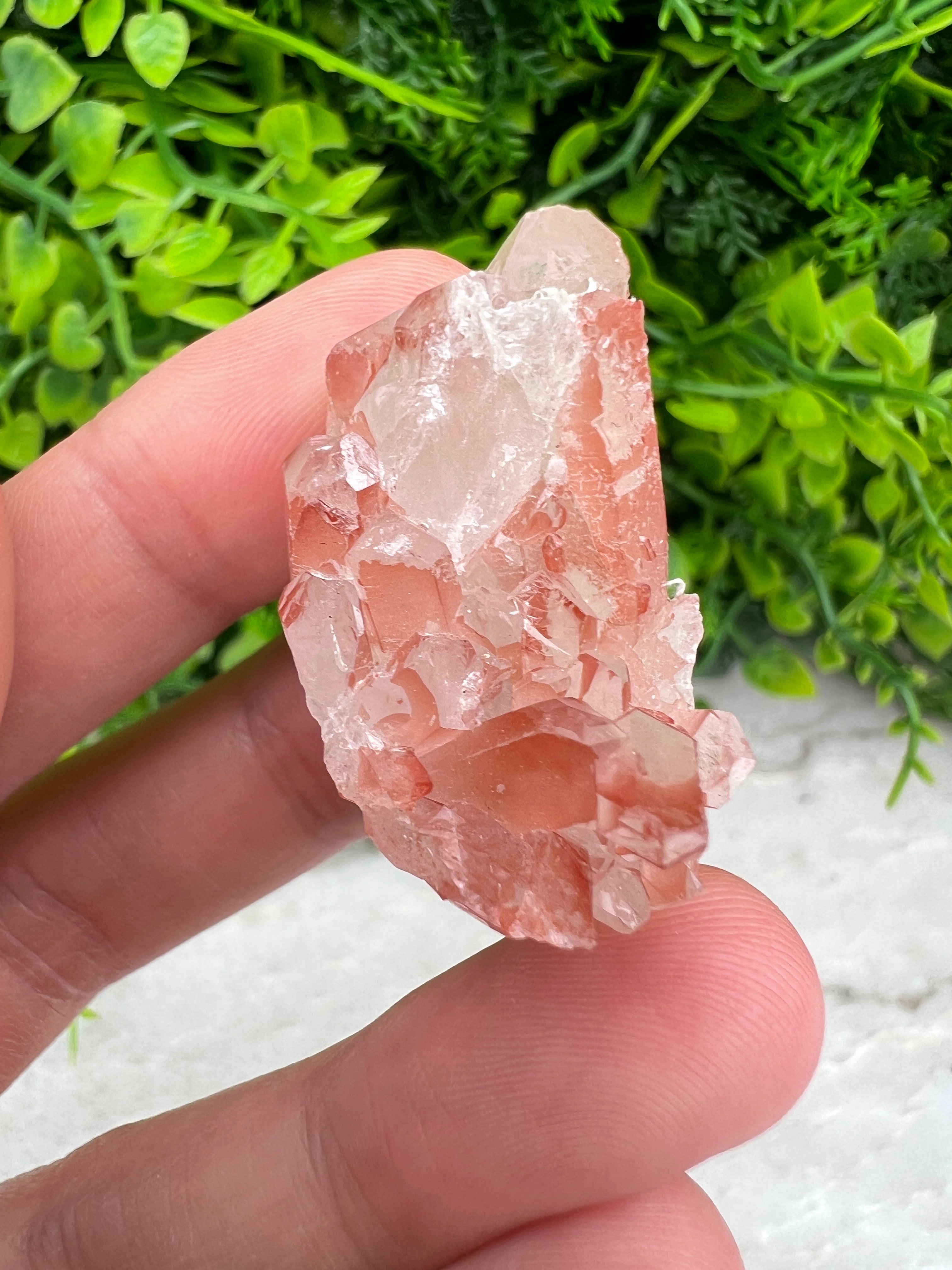 Red Healer (Hematoïde kwarts) cluster (3 cm)