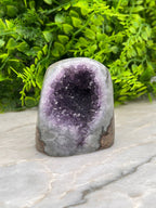 Amethist geode cut base by KEY LIME STORE