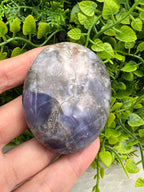 Chalcedoon / Paarse Agaat palmsteen