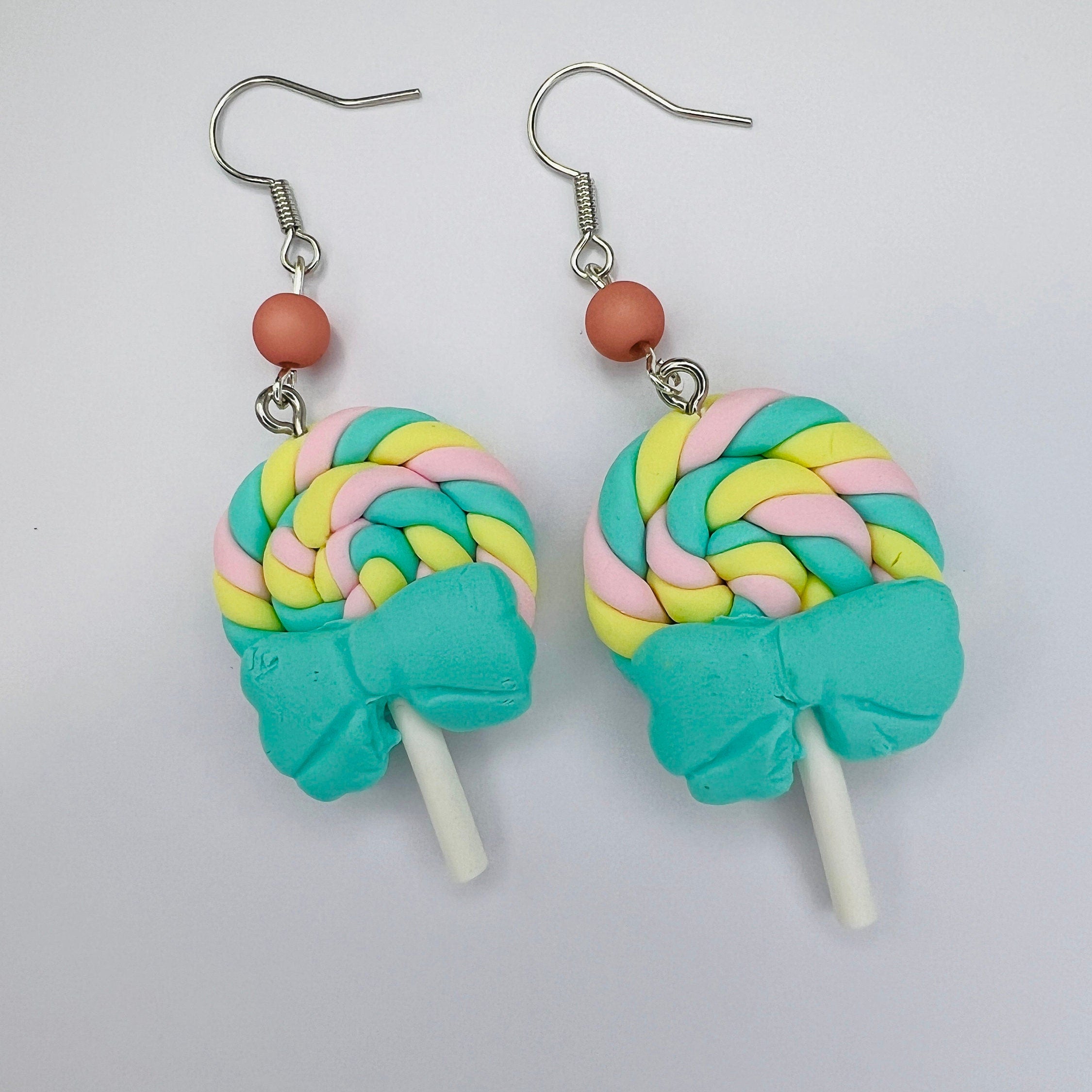 Lutscher-Ohrringe aus Silber