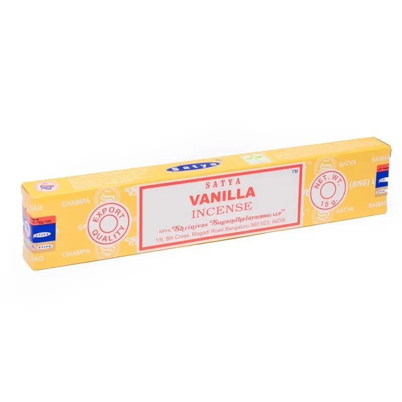 Räucherstäbchen „Satya Vanilla Incense“ – 1 Packung von KEY LIME STORE