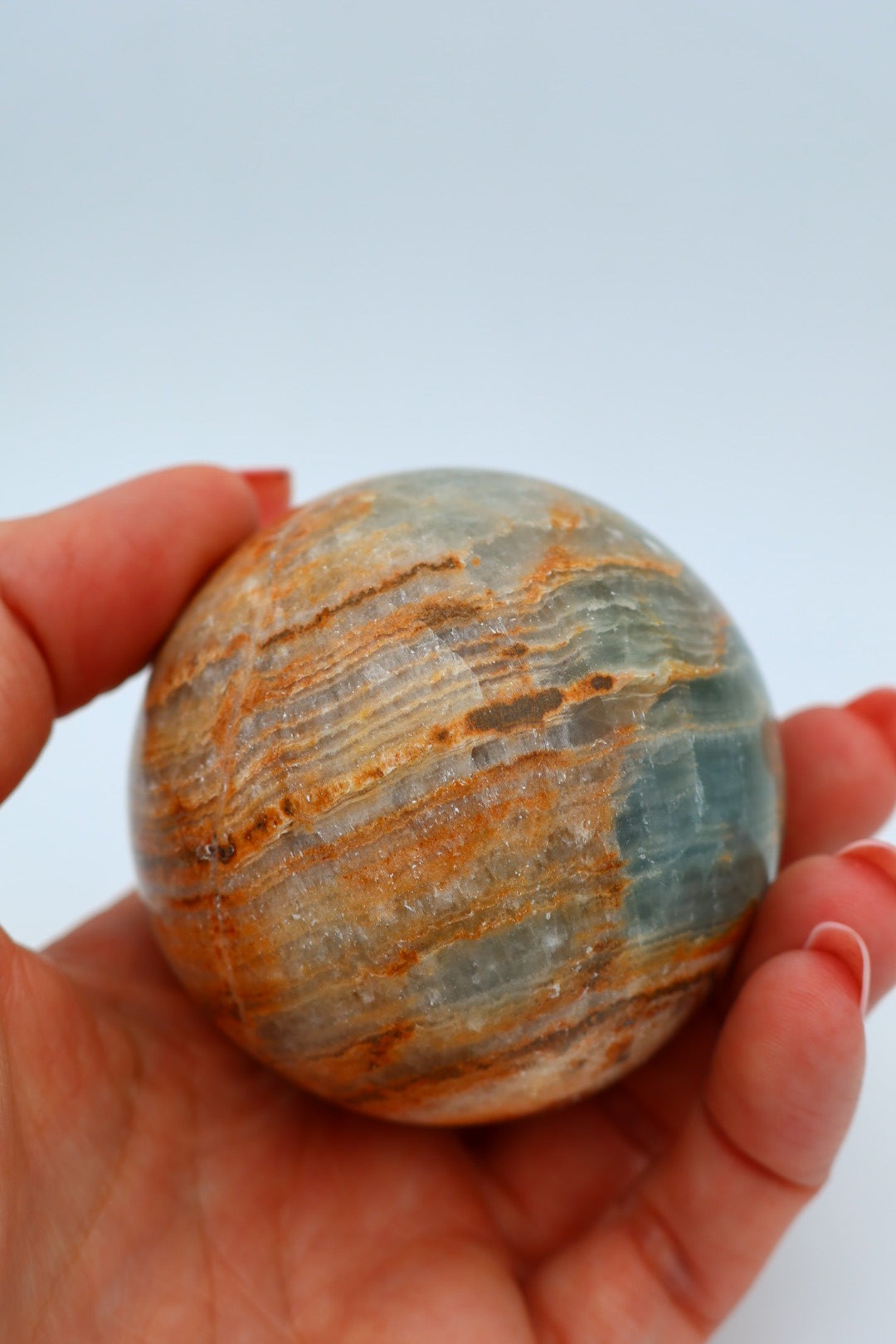 Blauwe Onyx bol 0.333 kg