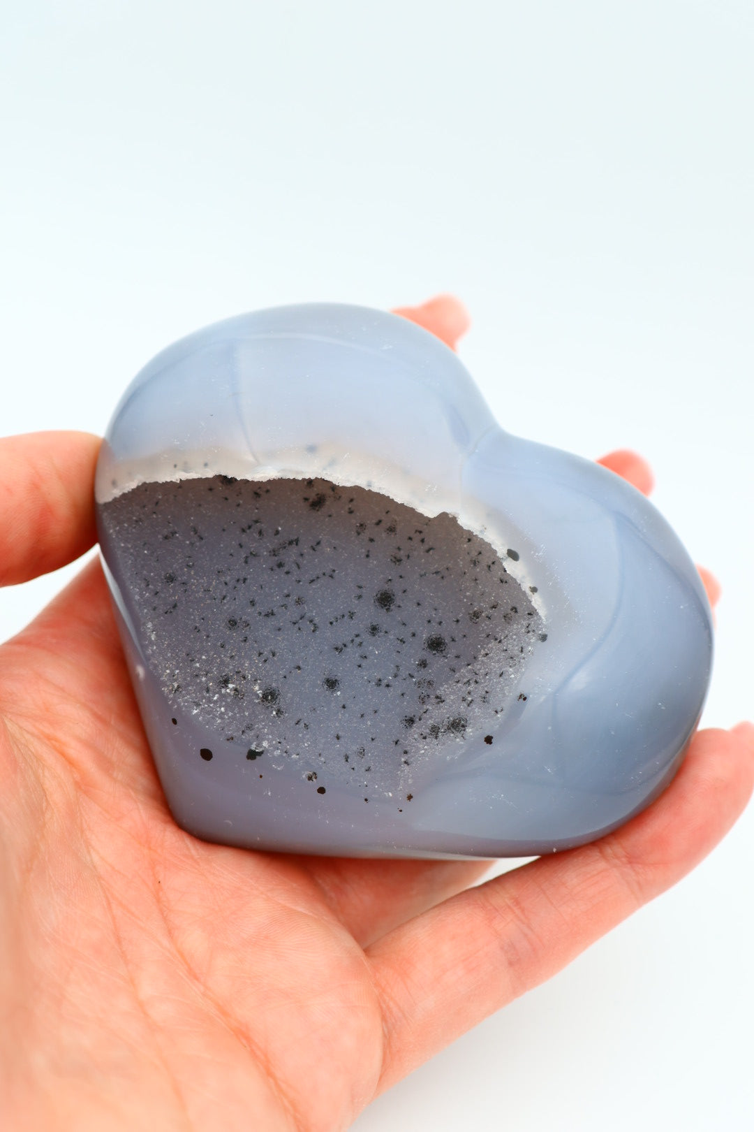 Agaat Druze hart 0.183 kg