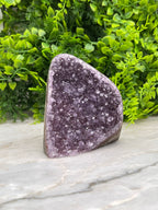 Amethist cluster cut base