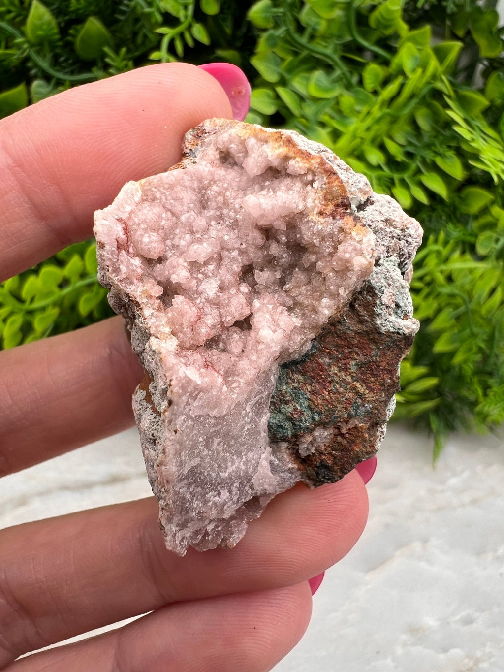 Rosa Amethyst-Cluster (5 cm) von KEY LIME STORE