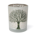 Sfeerlicht levensboom matglas/metallic (10x12,5 cm)