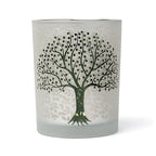 Sfeerlicht levensboom matglas/metallic (10x12,5 cm)