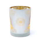 Buddha Mood Light, Frosted Glass/Metallic (10x12.5 cm)