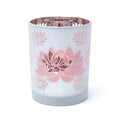 Sfeerlicht lotus matglas/metallic (10x12,5 cm)