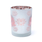 Sfeerlicht lotus matglas/metallic (10x12,5 cm)