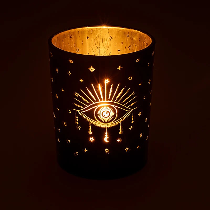 Metallic sfeerlicht Alziend oog (10x12,5 cm)