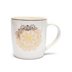 Mandala theemok set (±400 ml) met zeef en deksel