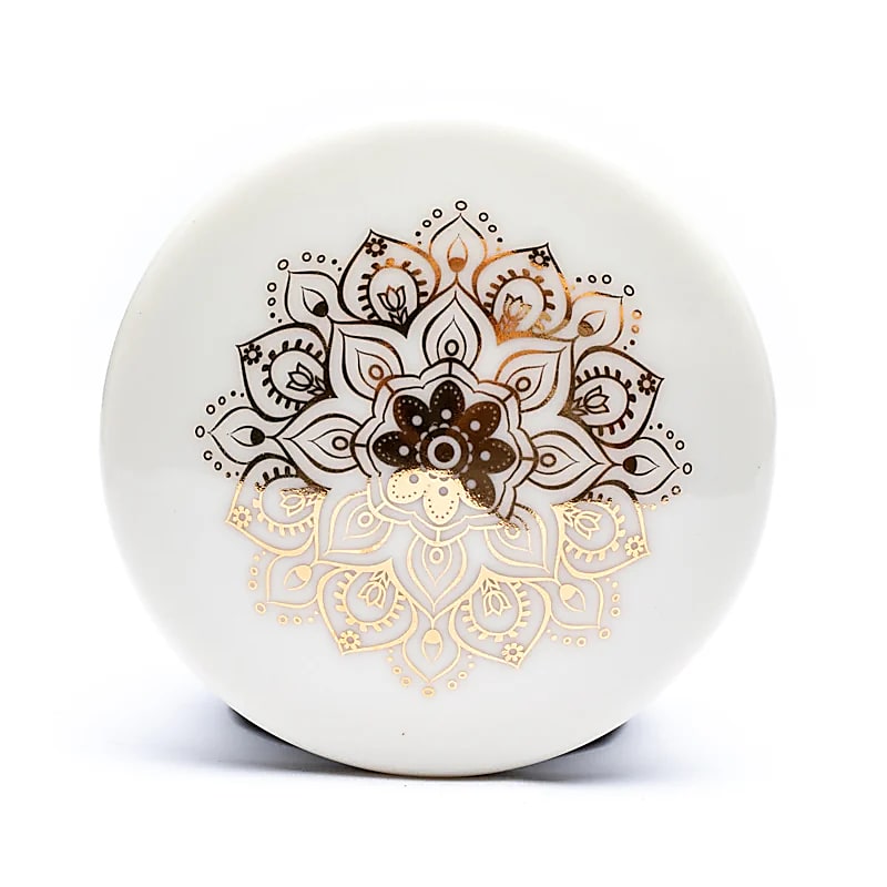 Mandala theemok set (±400 ml) met zeef en deksel