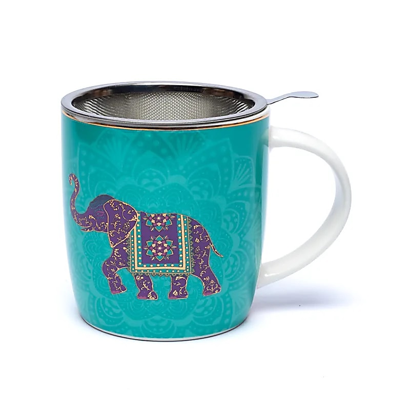 Theemok met zeef Indiase Olifant (±400 ml)