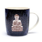 Theemok met zeef Boeddha blauw (±400 ml)