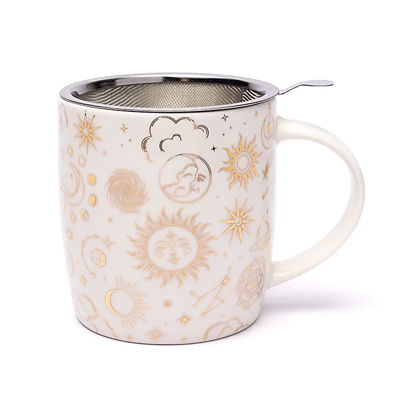 Astrologie theemok met zeef (±400 ml)