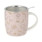 Tea Mug Set with Mystical Symbols, Gold (±400 ml)