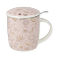 Tea Mug Set with Mystical Symbols, Gold (±400 ml)