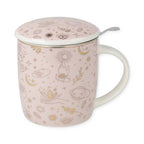 Tea Mug Set with Mystical Symbols, Gold (±400 ml)