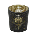 Flower of Life Mood Light, Frosted Glass/Metallic Mystical (7.3 x 8 cm)