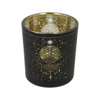 Flower of Life Mood Light, Frosted Glass/Metallic Mystical (7.3 x 8 cm)