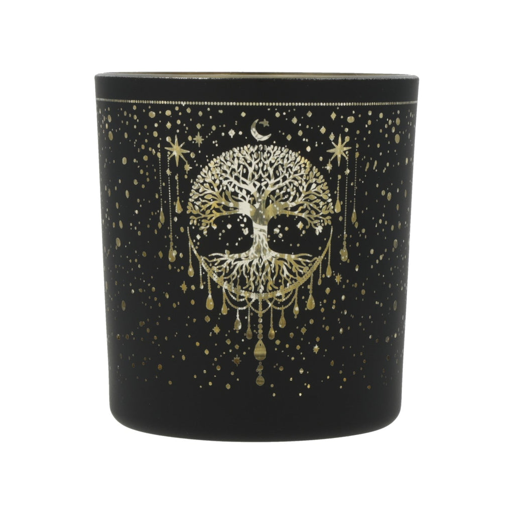 Sfeerlicht levensboom matglas/metallic (7,3x8 cm)