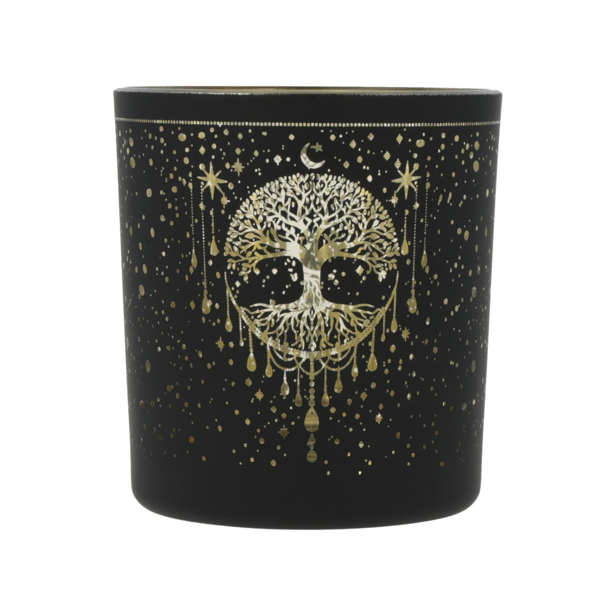 Sfeerlicht levensboom matglas/metallic (7,3x8 cm)