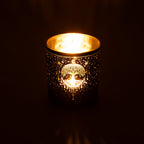 Sfeerlicht levensboom matglas/metallic (7,3x8 cm)