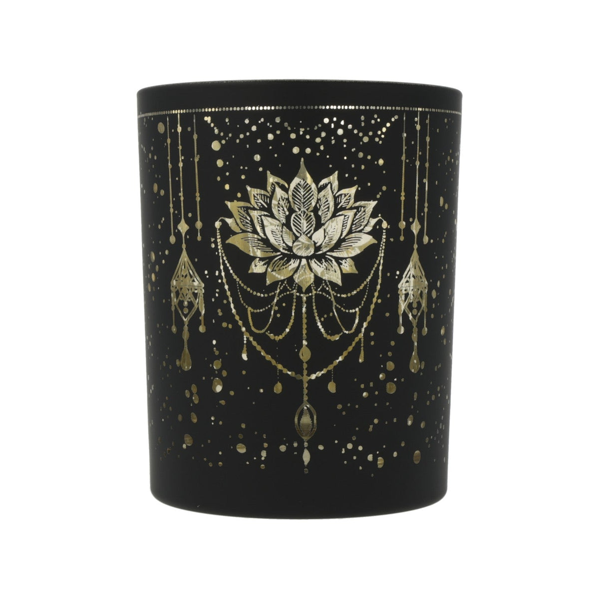 Sfeerlicht lotus matglas/metallic Mystical (10x12,5 cm)