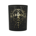 Maan sfeerlicht matglas/metallic Mystical Moon phases (10x12,5 cm)