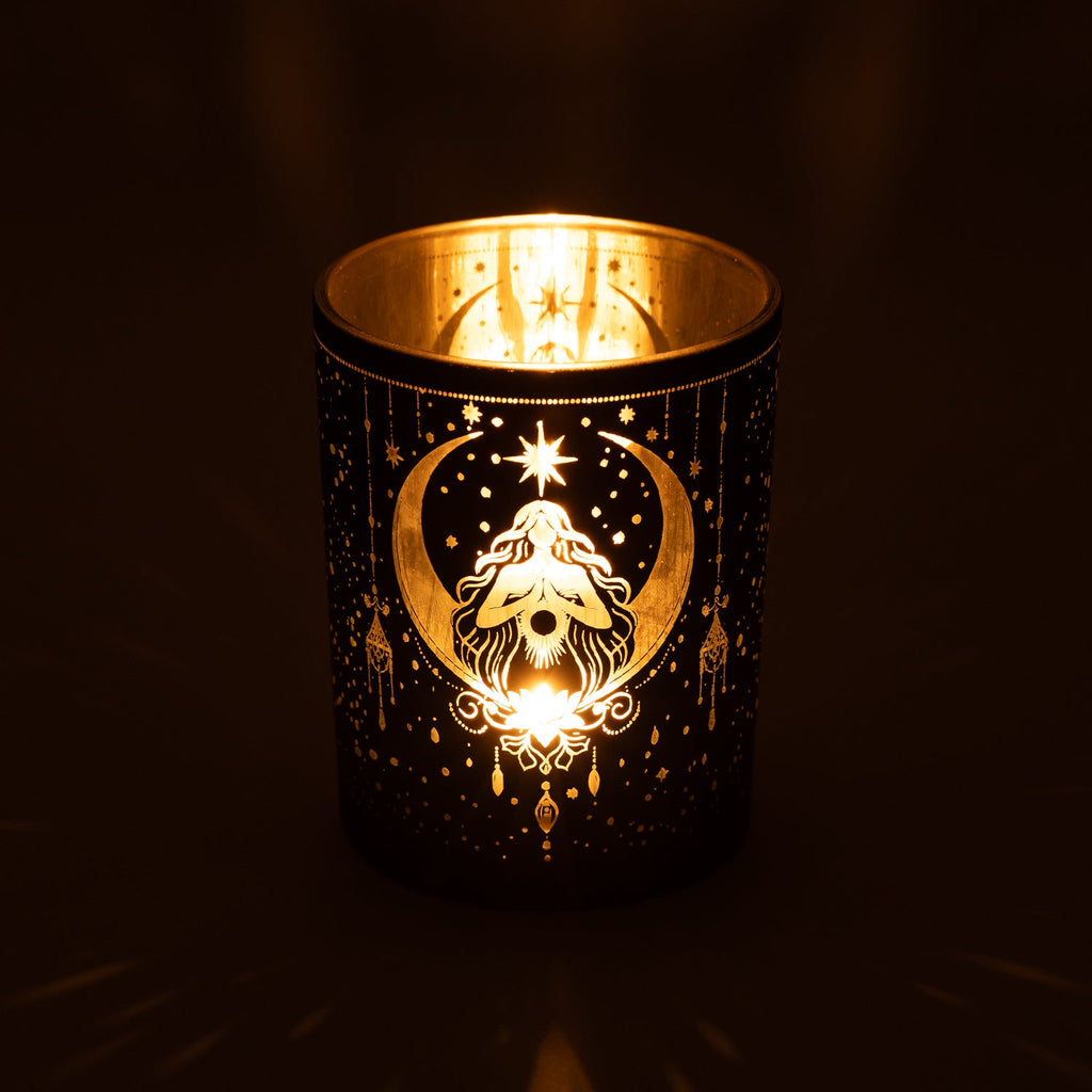 mystical goddess sfeerlicht matglas/metallic (10x12,5 cm)