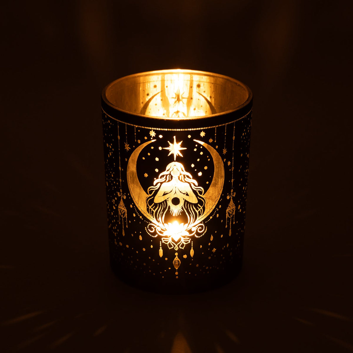 mystical goddess sfeerlicht matglas/metallic (10x12,5 cm)
