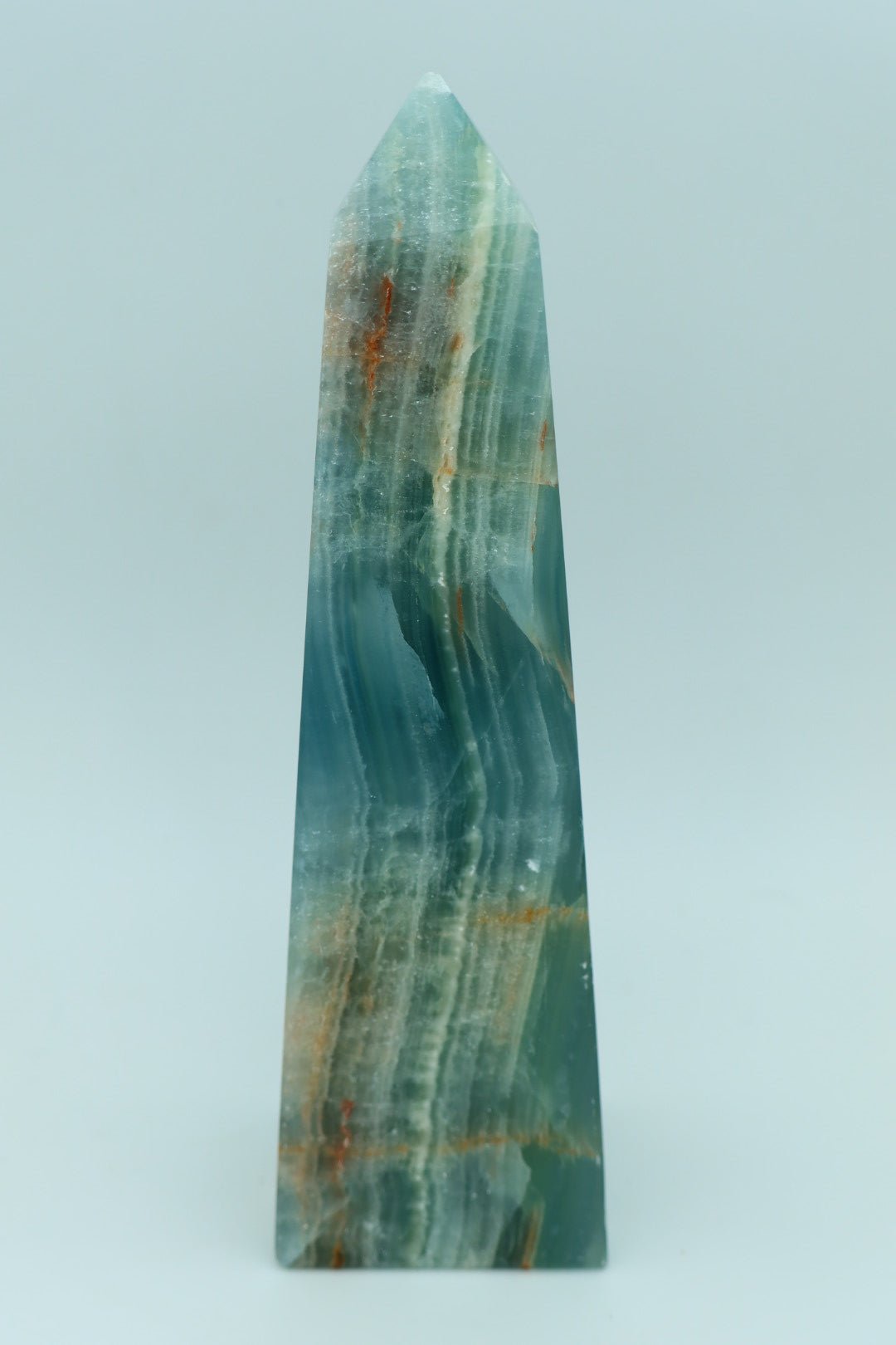 Blauer Onyx-Turm 0,430 kg von KEY LIME STORE