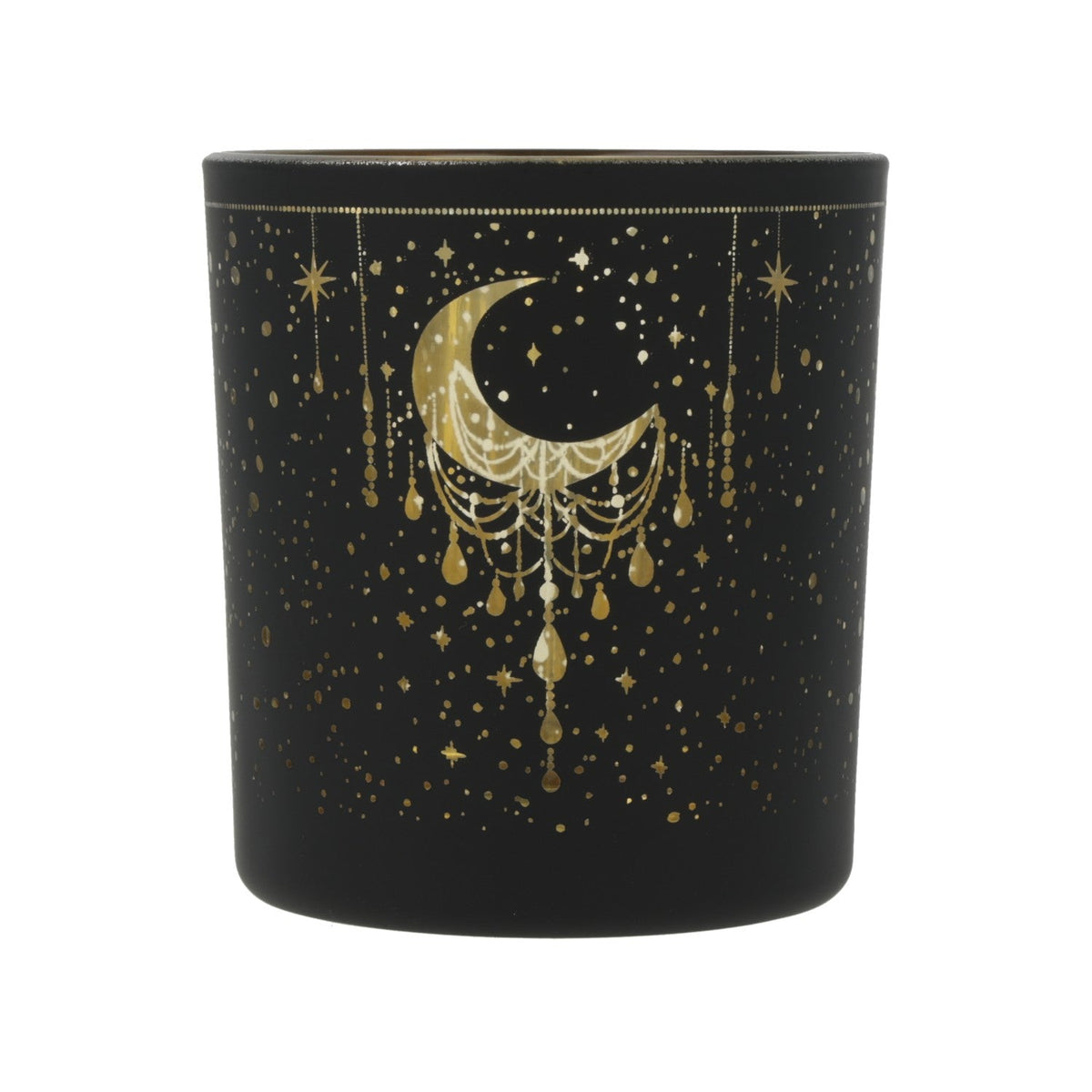 Mystical Crescent Frosted Glass Mood Light (7.3 x 8 cm)