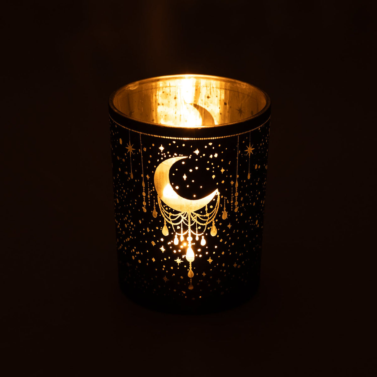 Sfeerlicht matglas Mystical Crescent (10x12,5 cm)