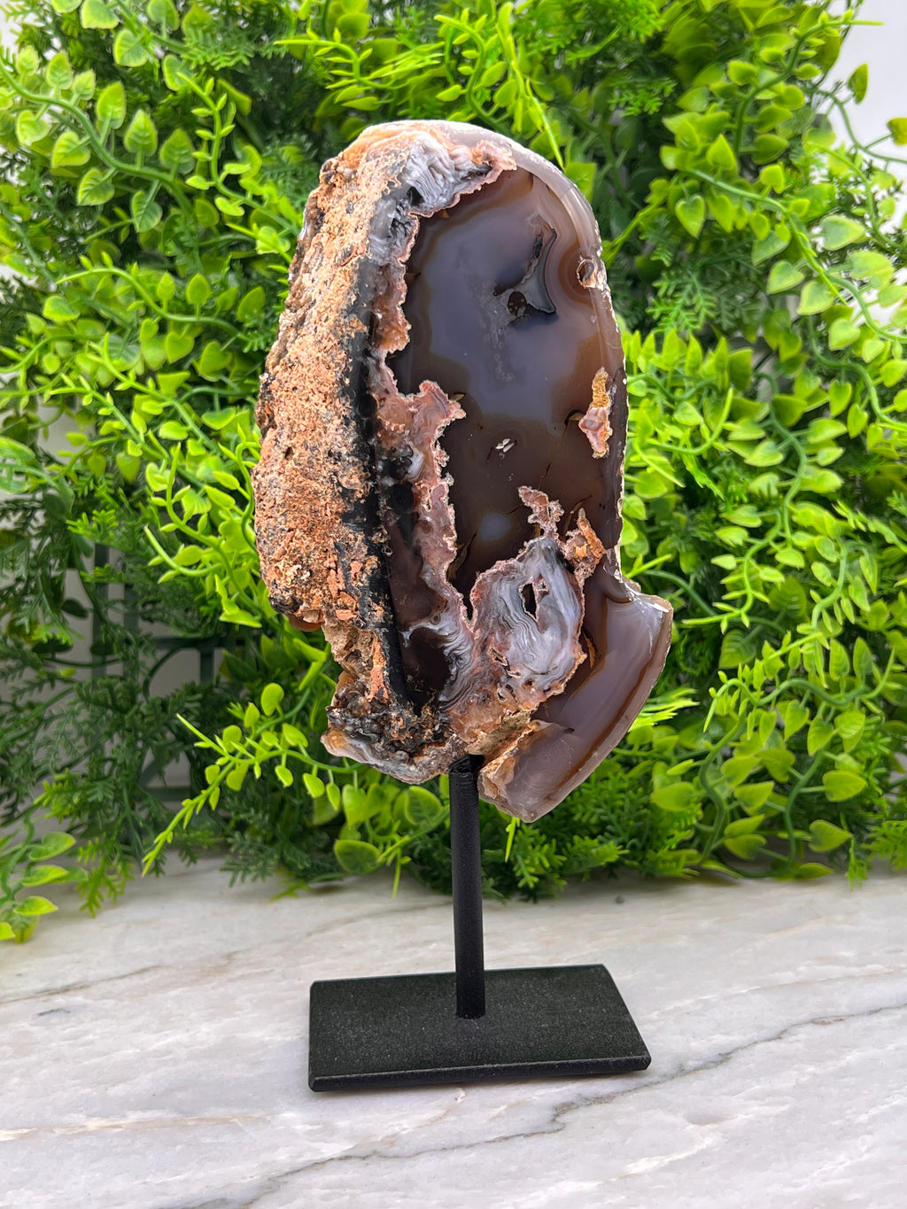 Agaat op standaard (19 cm)