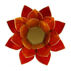 Lotus Mood Light, 3-Color, Gold Rim (13.5 cm)